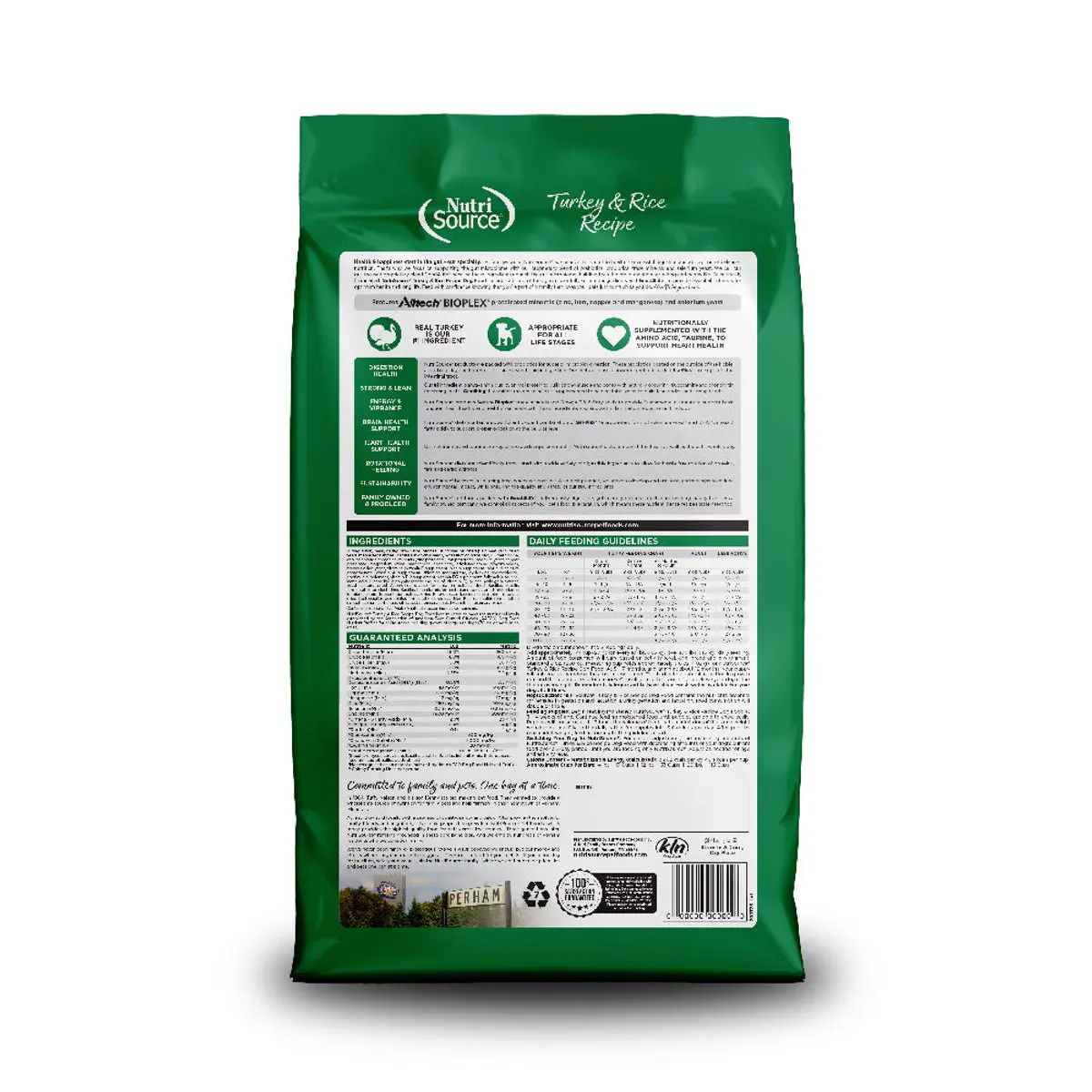 NutriSource Pavo y Arroz 12 lb
