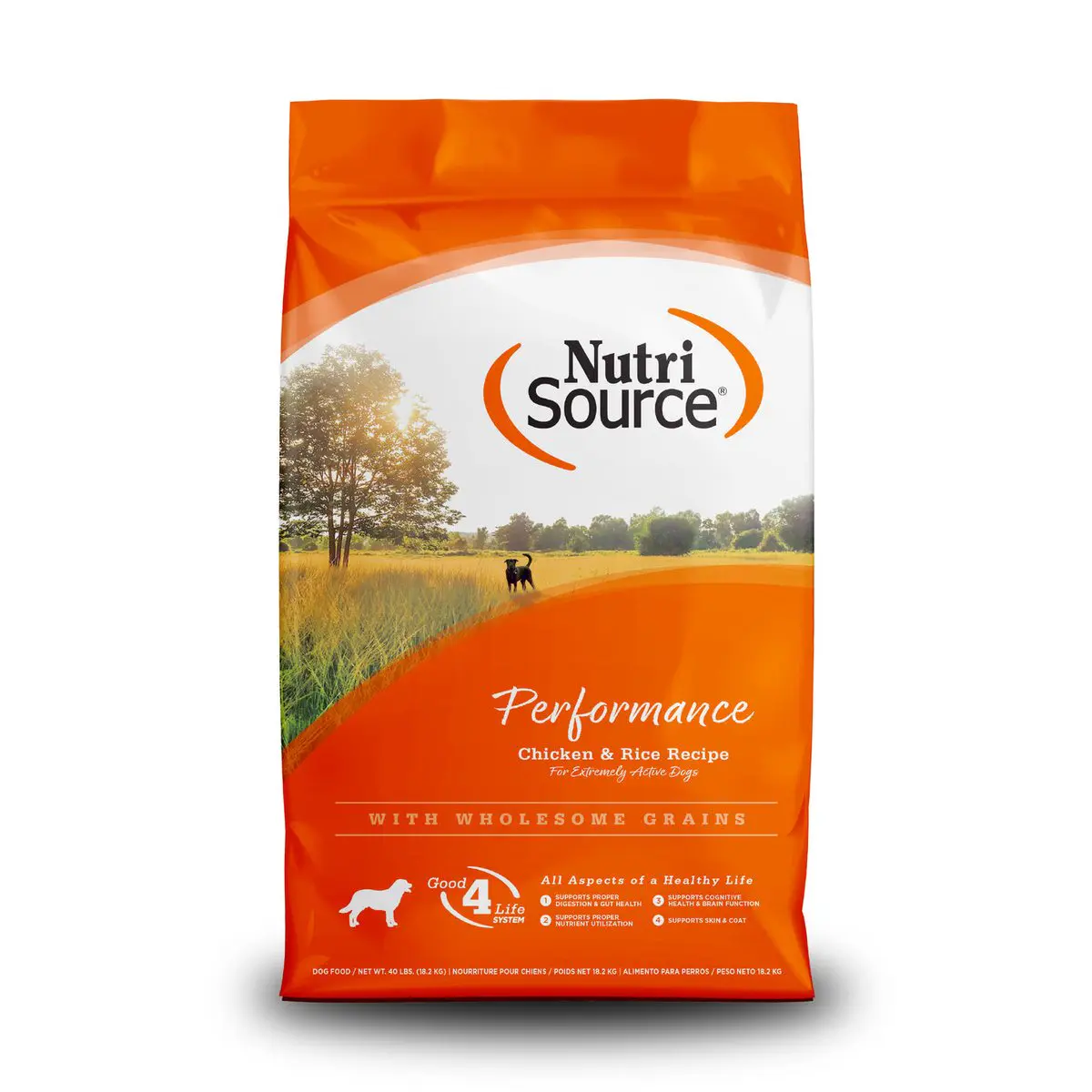 NutriSource Performance Pollo y Arroz 40 lb