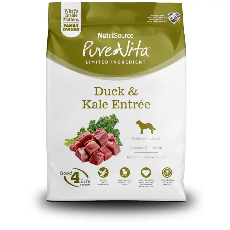 PureVita Grain Free Pato y Kale 25 lb