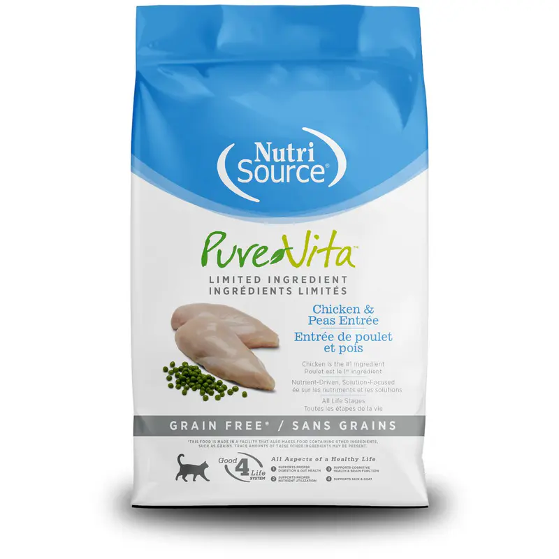 PureVita Grain Free Pollo y Arvejas para Gato 12 lb