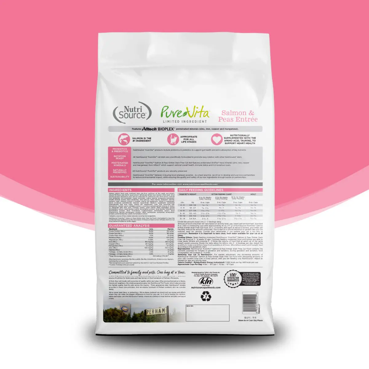 PureVita Grain Free Salmón para Gato 12 lb