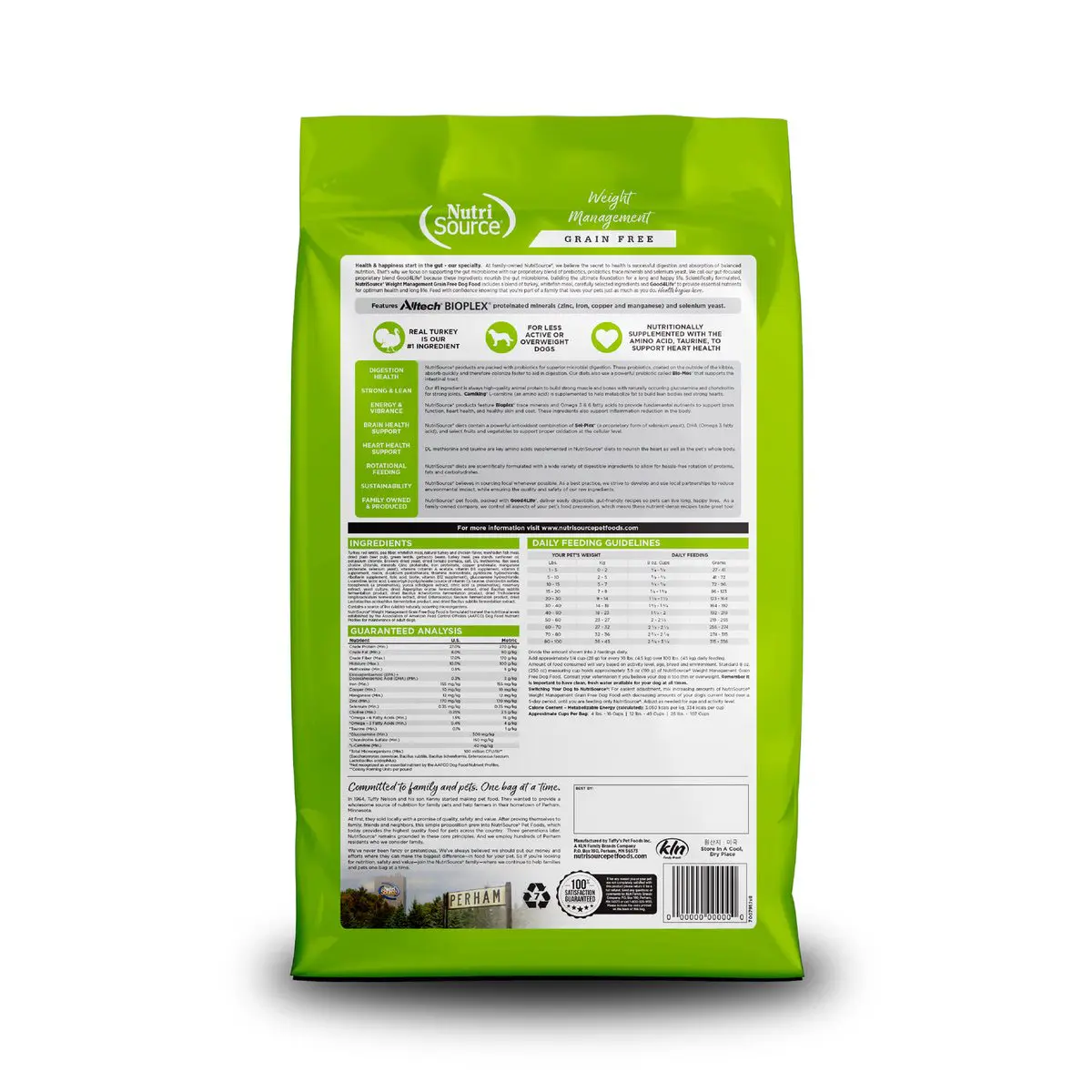 NutriSource Grain Free Control de Peso 12 lb