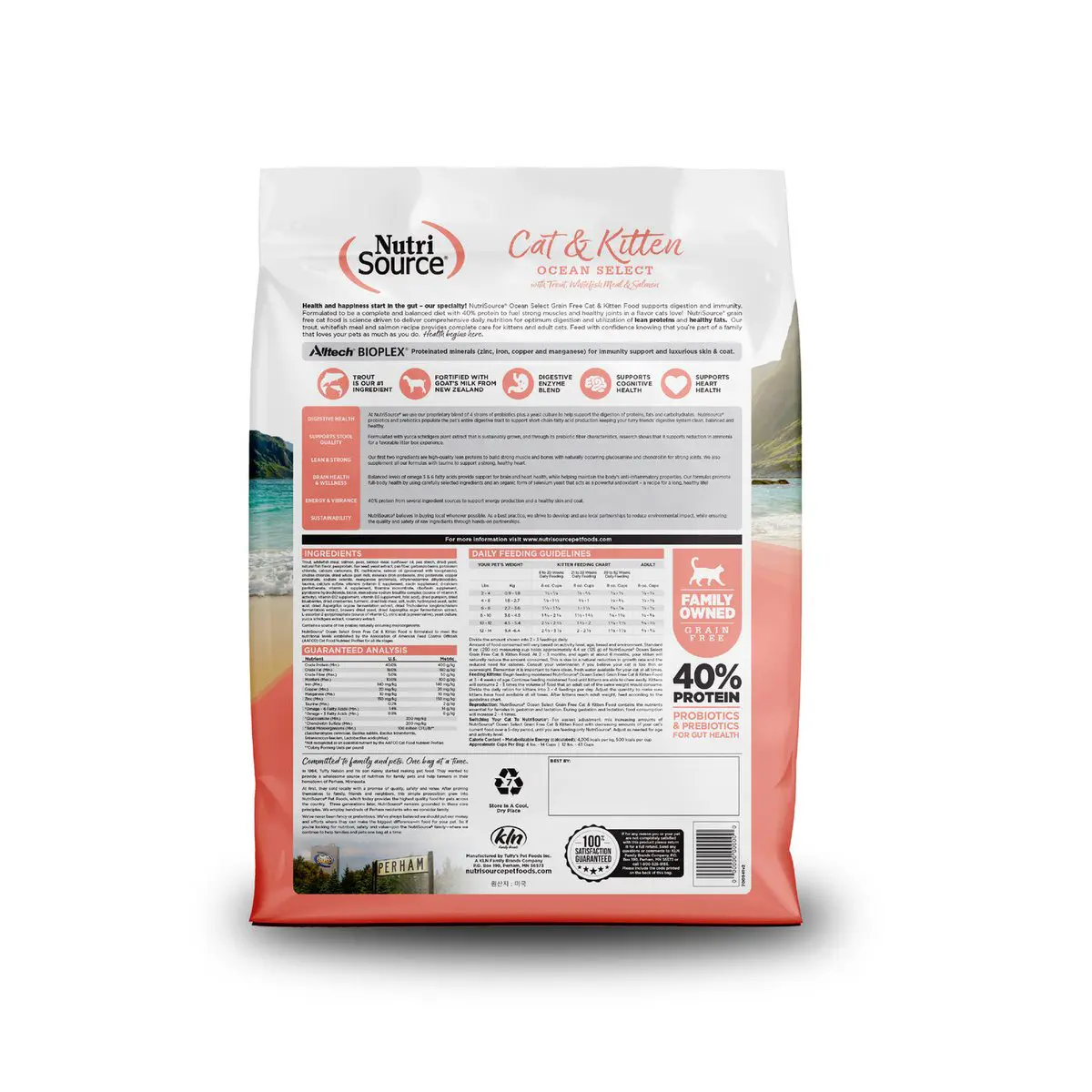 NutriSource Grain Free Ocean Select para Gato 12 lb