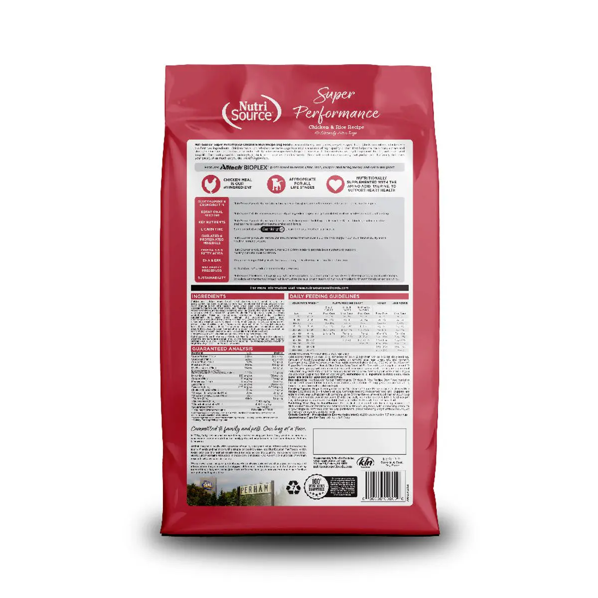 NutriSource Super Performance Pollo y Arroz 40 lb