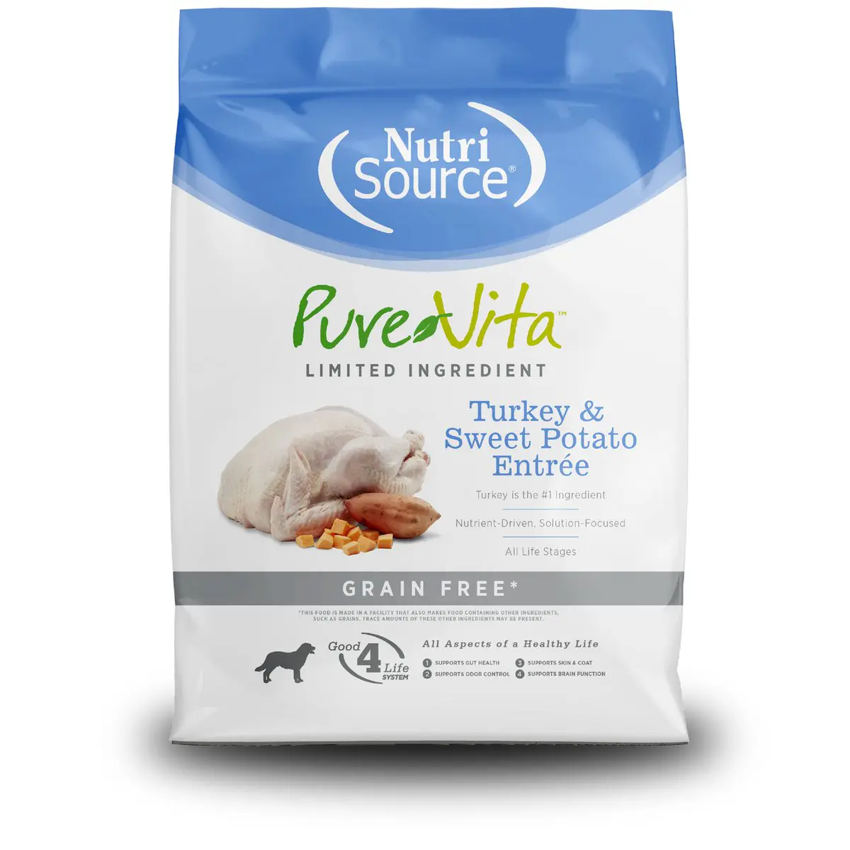 PureVita Grain Free Pavo y Camote 12 lb