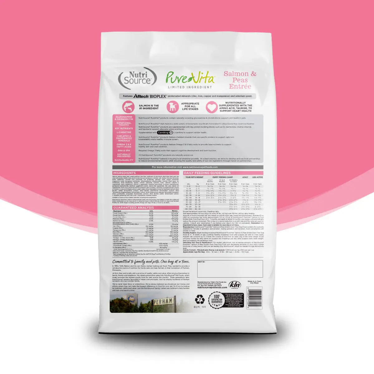 PureVita Grain Free Salmón y Arvejas 12 lb